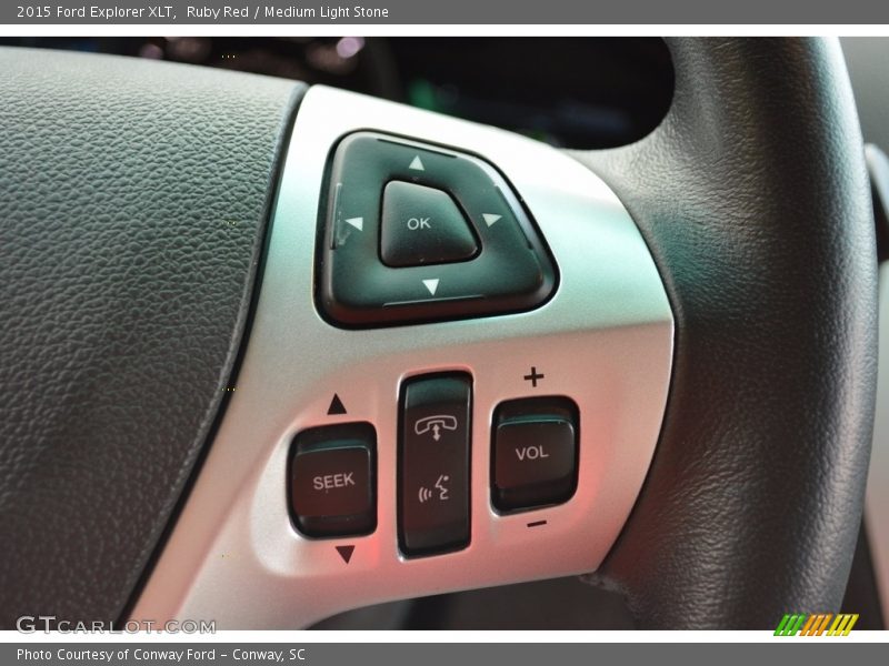 Ruby Red / Medium Light Stone 2015 Ford Explorer XLT