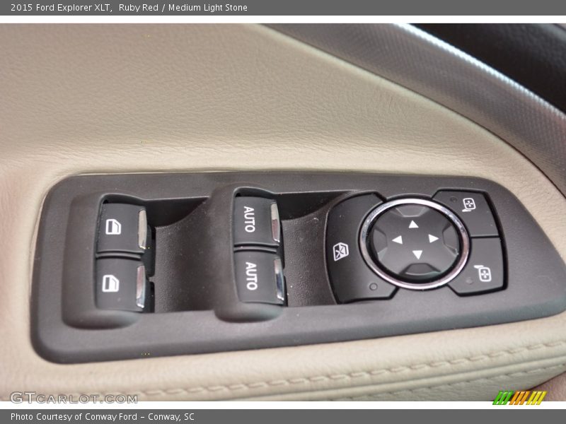 Ruby Red / Medium Light Stone 2015 Ford Explorer XLT