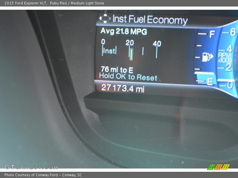 Ruby Red / Medium Light Stone 2015 Ford Explorer XLT