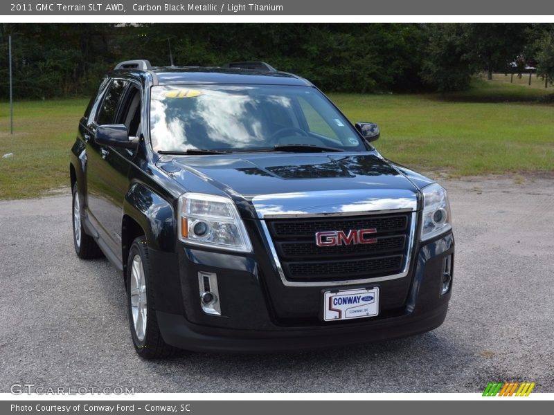 Carbon Black Metallic / Light Titanium 2011 GMC Terrain SLT AWD