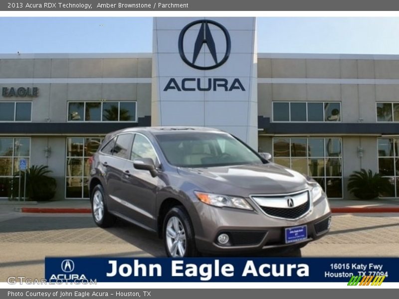 Amber Brownstone / Parchment 2013 Acura RDX Technology