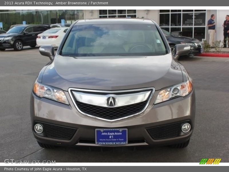 Amber Brownstone / Parchment 2013 Acura RDX Technology
