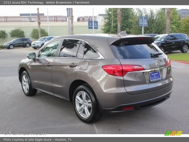 Amber Brownstone / Parchment 2013 Acura RDX Technology