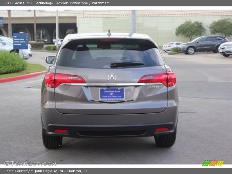 Amber Brownstone / Parchment 2013 Acura RDX Technology