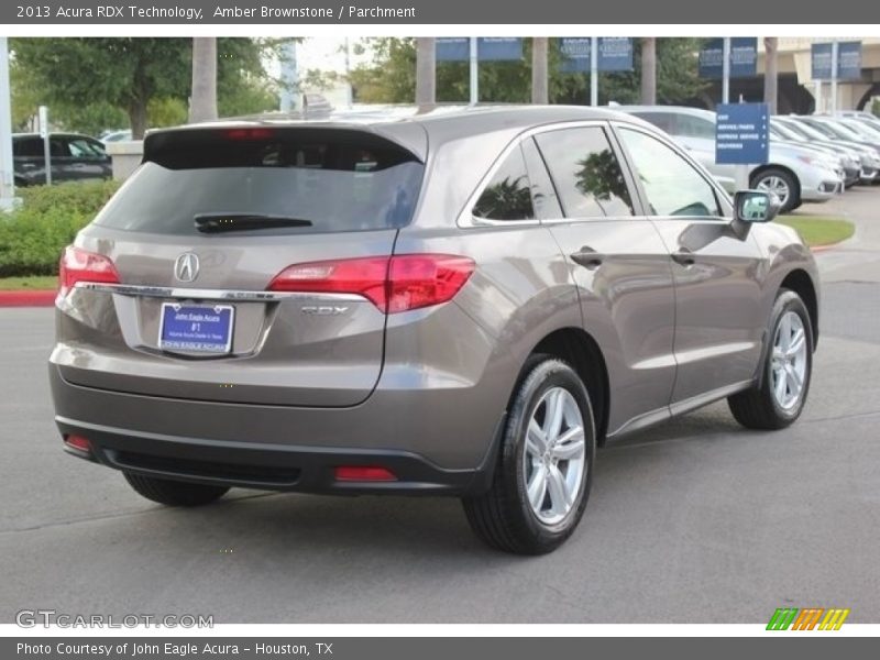 Amber Brownstone / Parchment 2013 Acura RDX Technology