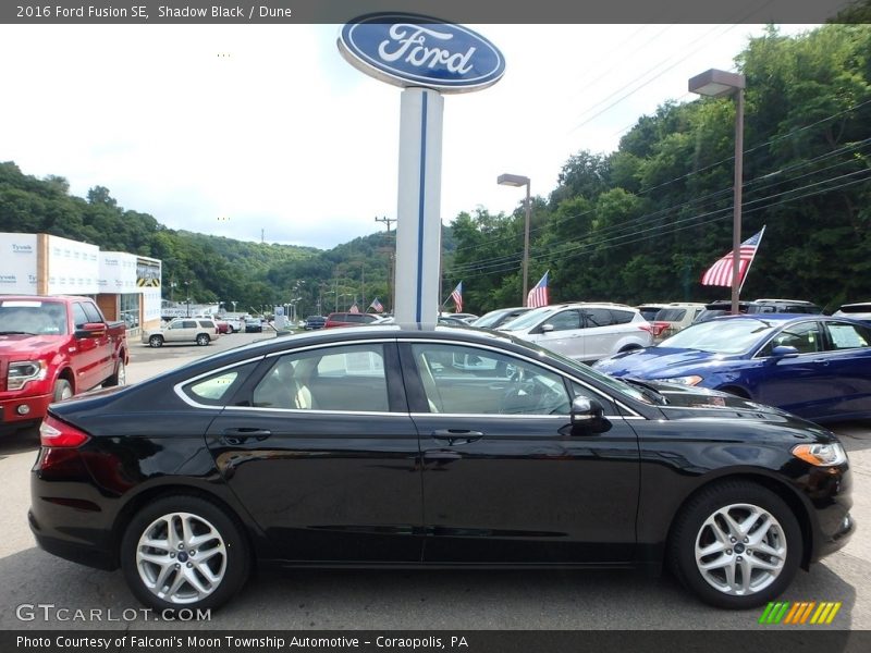 Shadow Black / Dune 2016 Ford Fusion SE
