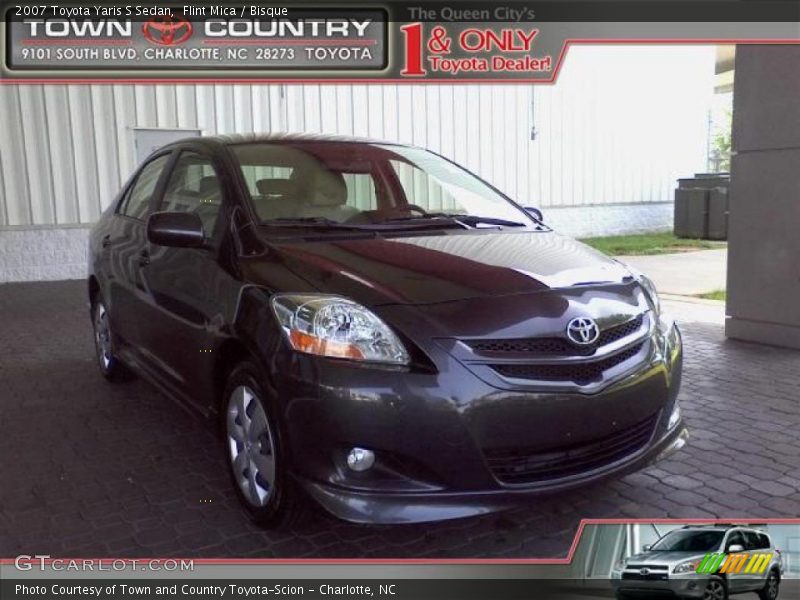 Flint Mica / Bisque 2007 Toyota Yaris S Sedan