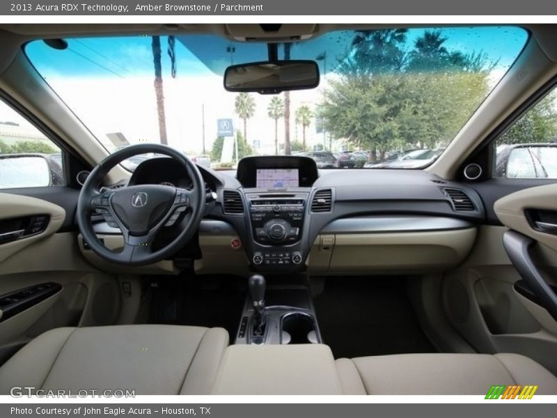 Amber Brownstone / Parchment 2013 Acura RDX Technology