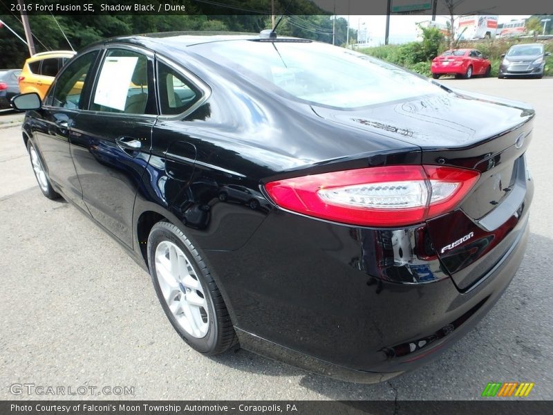 Shadow Black / Dune 2016 Ford Fusion SE