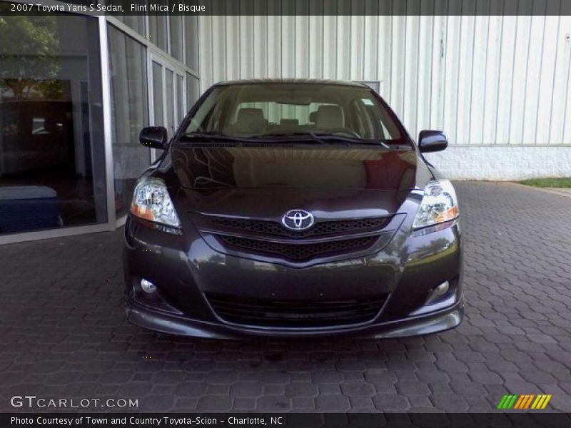Flint Mica / Bisque 2007 Toyota Yaris S Sedan