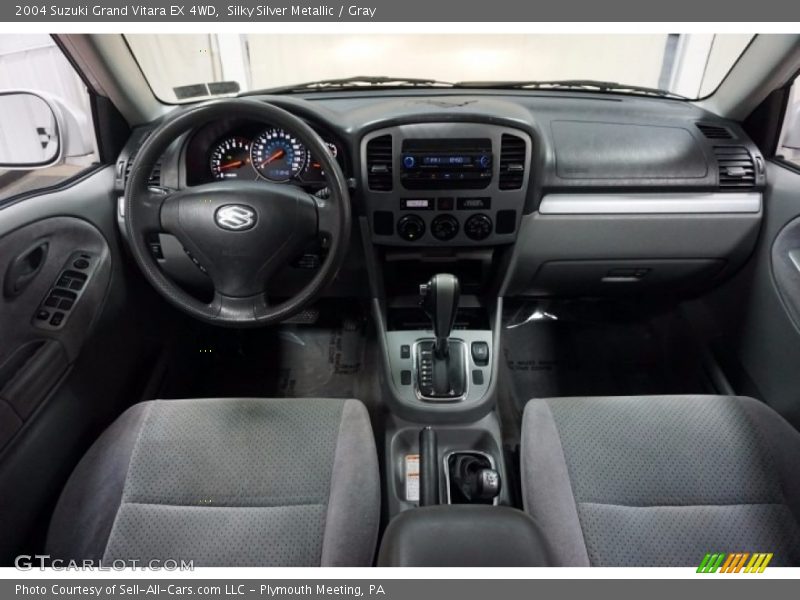 Silky Silver Metallic / Gray 2004 Suzuki Grand Vitara EX 4WD