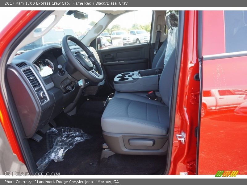 Flame Red / Black/Diesel Gray 2017 Ram 1500 Express Crew Cab