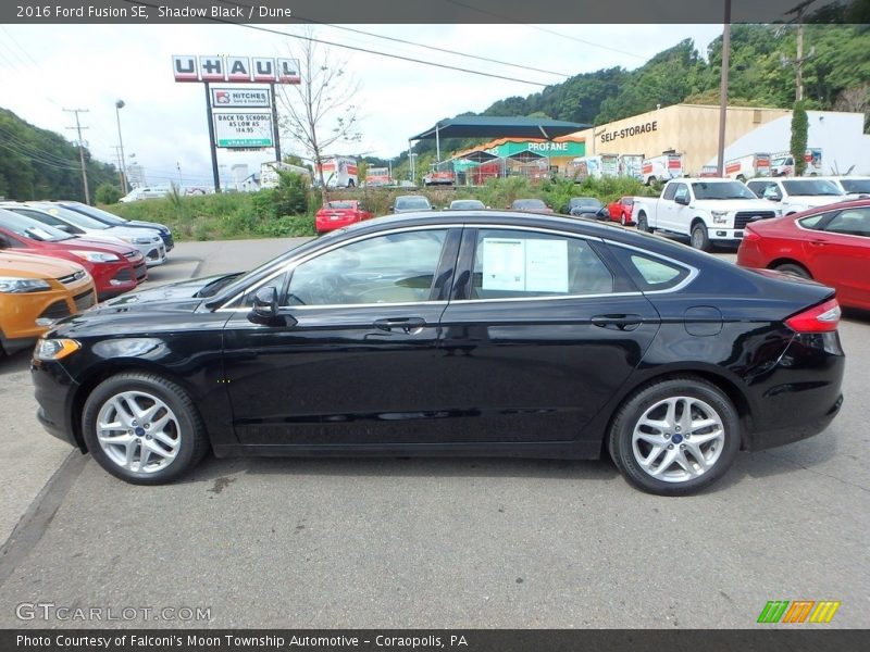 Shadow Black / Dune 2016 Ford Fusion SE