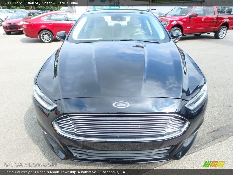 Shadow Black / Dune 2016 Ford Fusion SE