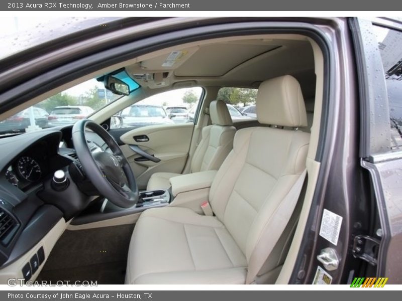 Amber Brownstone / Parchment 2013 Acura RDX Technology