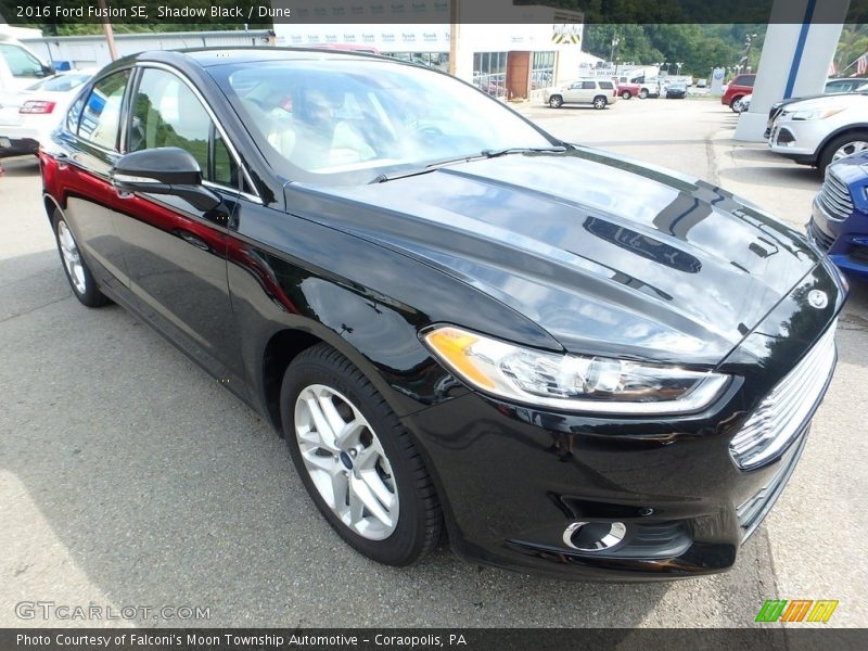 Shadow Black / Dune 2016 Ford Fusion SE