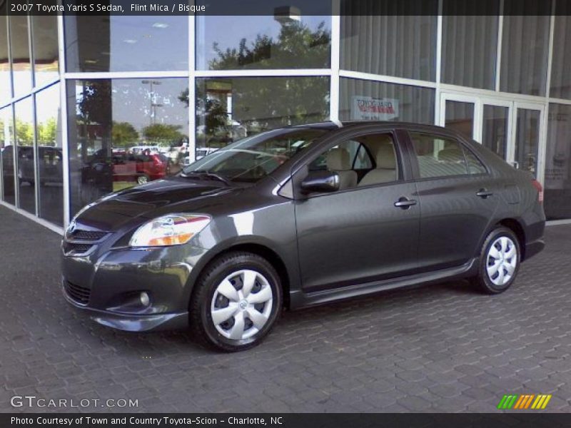 Flint Mica / Bisque 2007 Toyota Yaris S Sedan