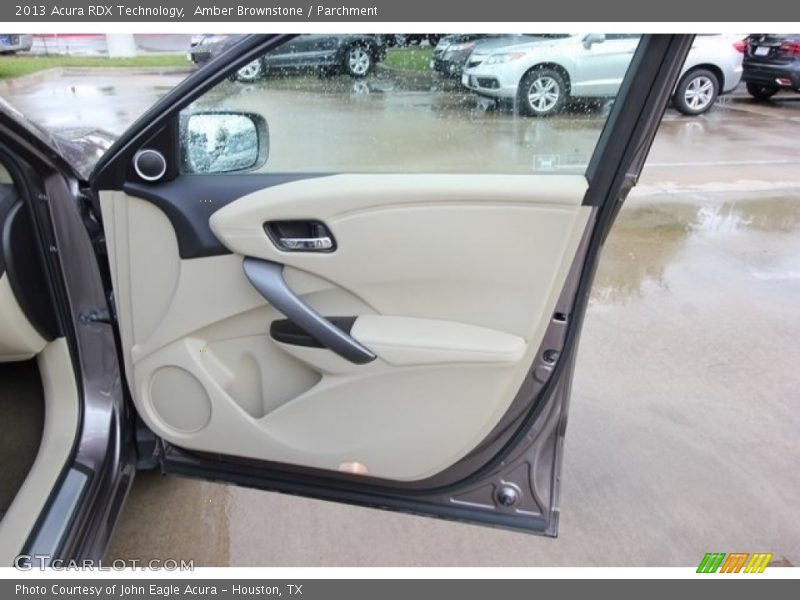Amber Brownstone / Parchment 2013 Acura RDX Technology