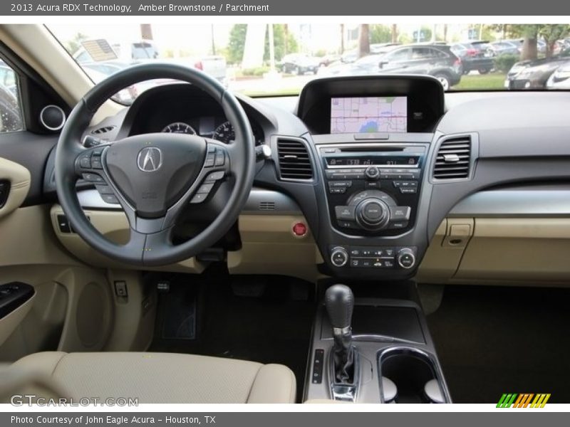 Amber Brownstone / Parchment 2013 Acura RDX Technology