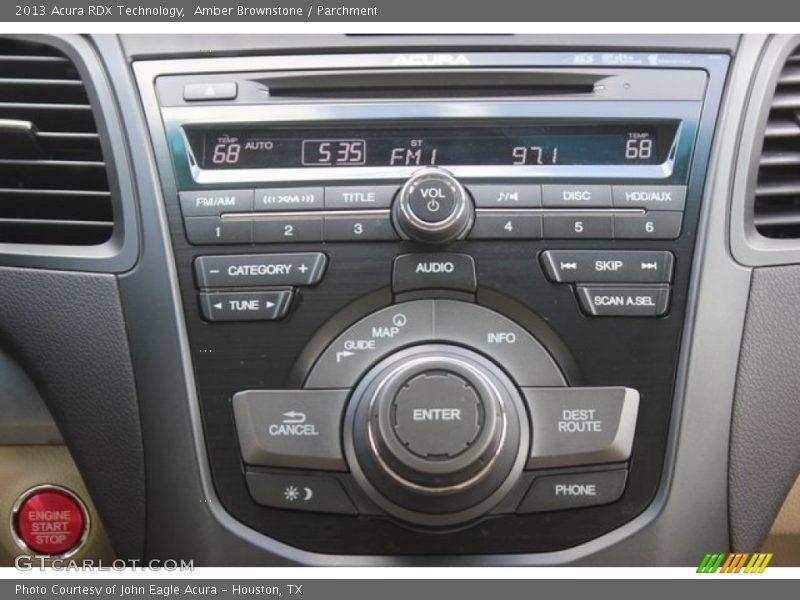 Amber Brownstone / Parchment 2013 Acura RDX Technology