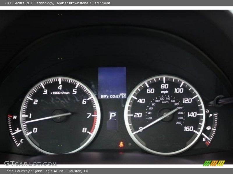 Amber Brownstone / Parchment 2013 Acura RDX Technology