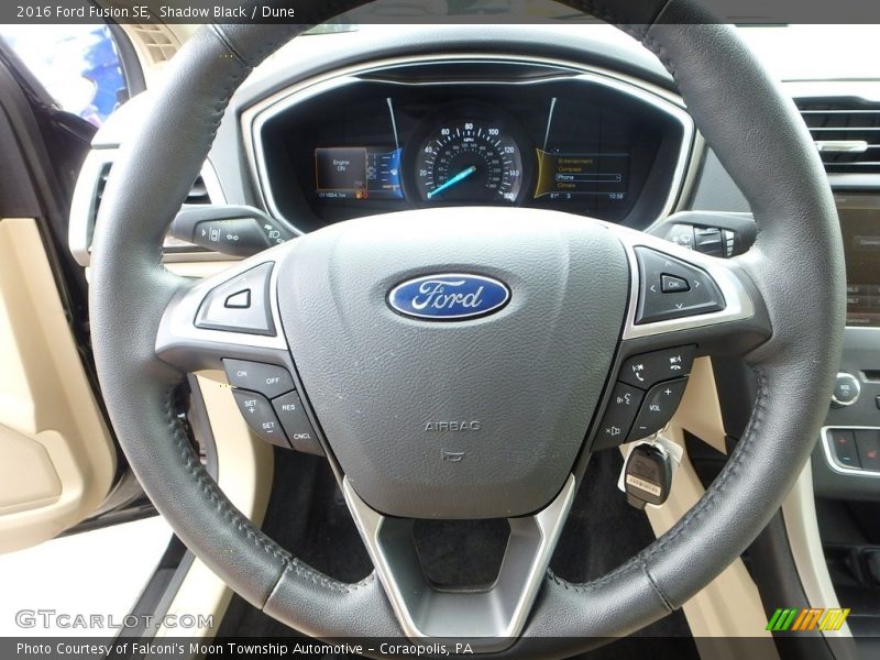 Shadow Black / Dune 2016 Ford Fusion SE