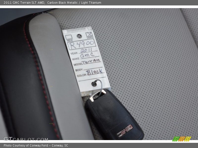 Carbon Black Metallic / Light Titanium 2011 GMC Terrain SLT AWD