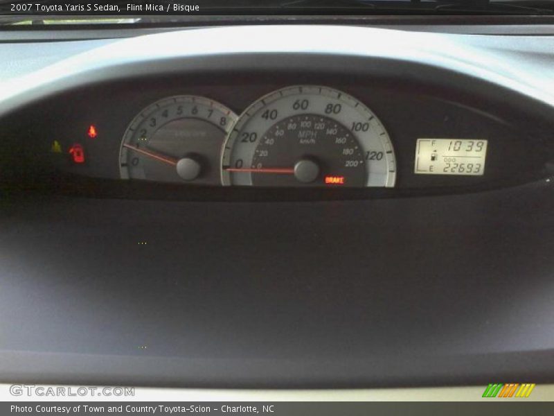 Flint Mica / Bisque 2007 Toyota Yaris S Sedan