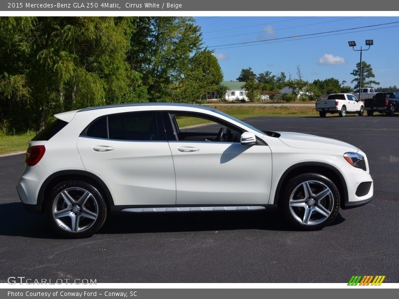 Cirrus White / Beige 2015 Mercedes-Benz GLA 250 4Matic