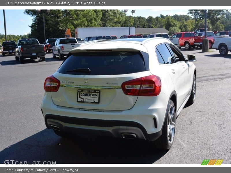 Cirrus White / Beige 2015 Mercedes-Benz GLA 250 4Matic