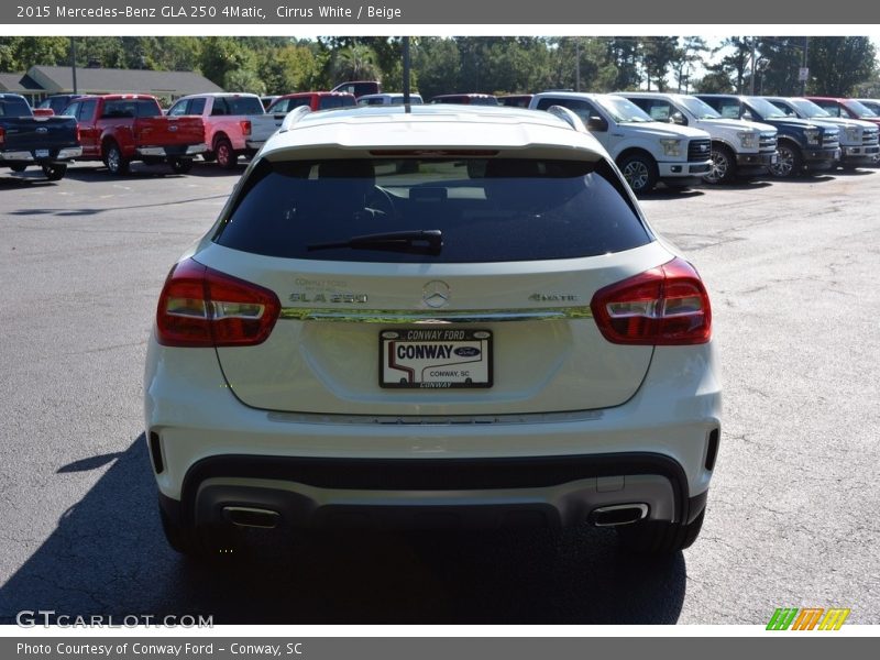Cirrus White / Beige 2015 Mercedes-Benz GLA 250 4Matic