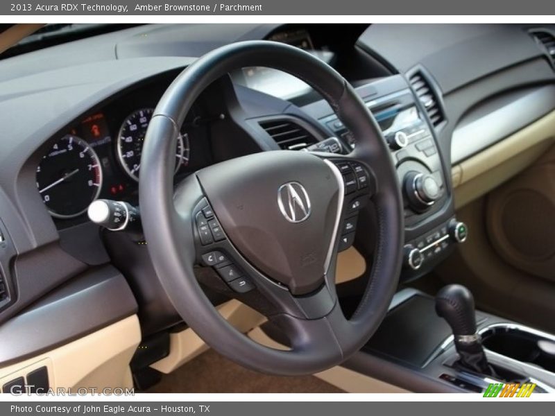 Amber Brownstone / Parchment 2013 Acura RDX Technology