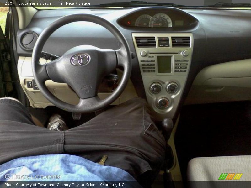 Flint Mica / Bisque 2007 Toyota Yaris S Sedan