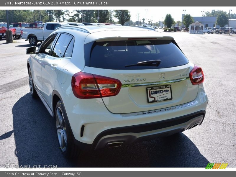 Cirrus White / Beige 2015 Mercedes-Benz GLA 250 4Matic