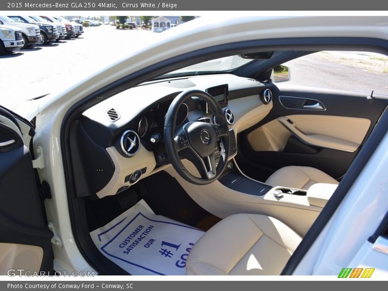 Cirrus White / Beige 2015 Mercedes-Benz GLA 250 4Matic