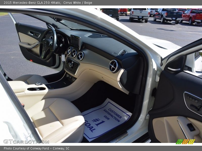 Cirrus White / Beige 2015 Mercedes-Benz GLA 250 4Matic