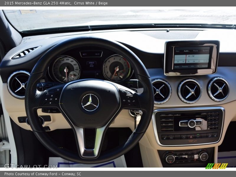 Cirrus White / Beige 2015 Mercedes-Benz GLA 250 4Matic