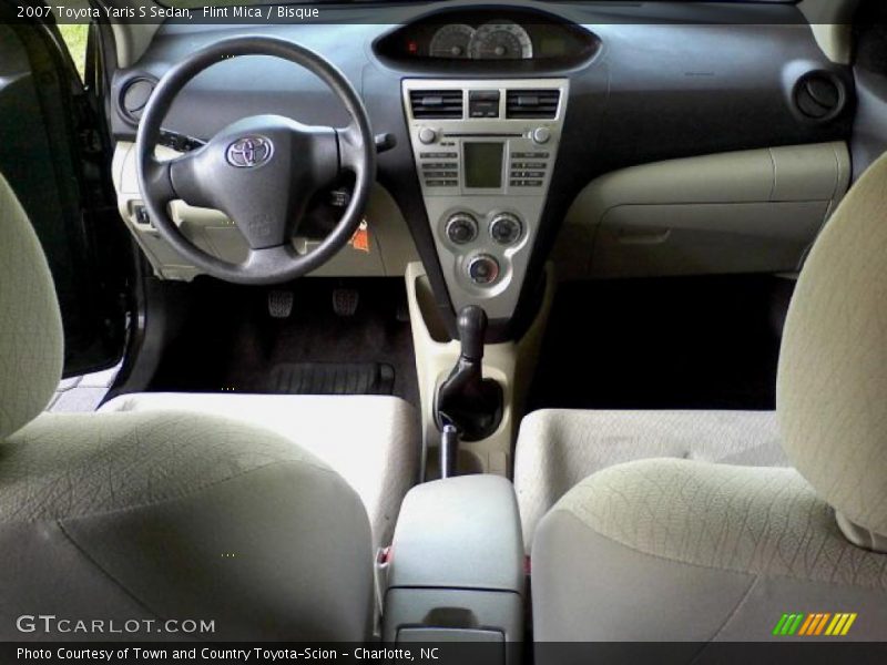 Flint Mica / Bisque 2007 Toyota Yaris S Sedan