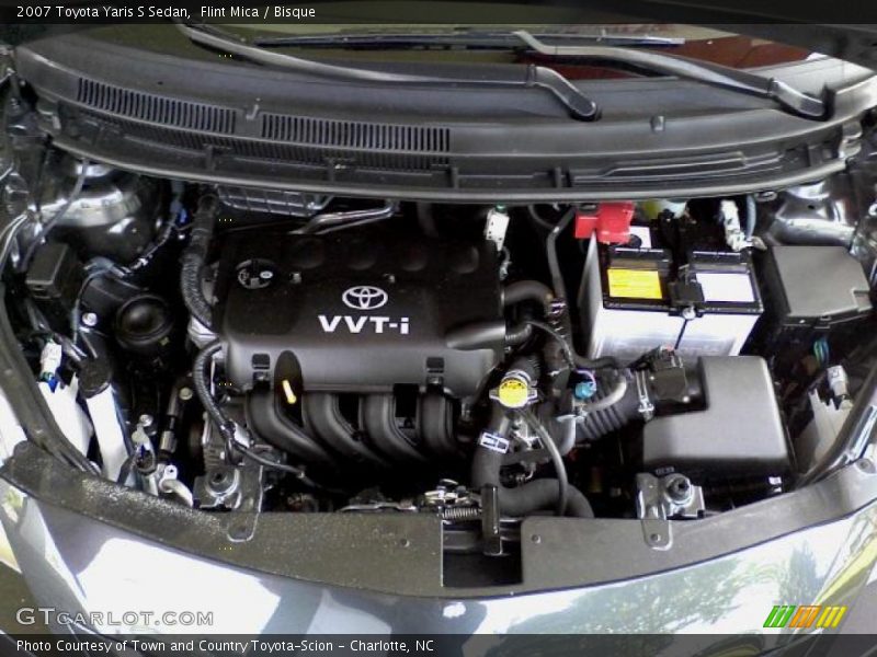 Flint Mica / Bisque 2007 Toyota Yaris S Sedan