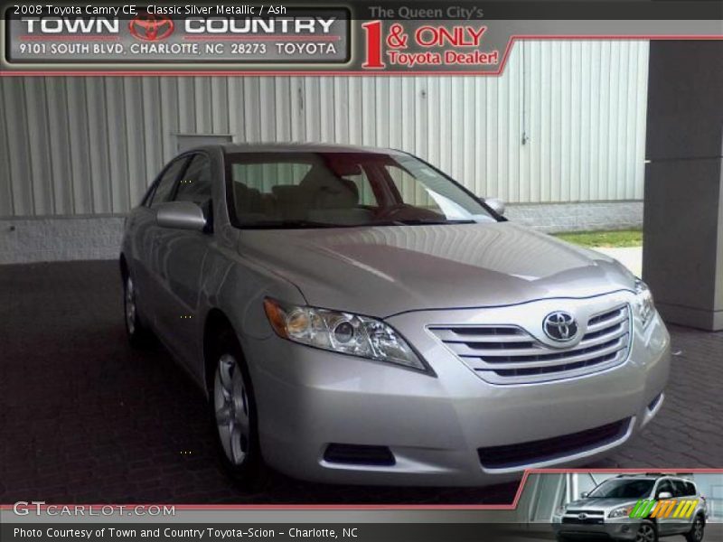 Classic Silver Metallic / Ash 2008 Toyota Camry CE