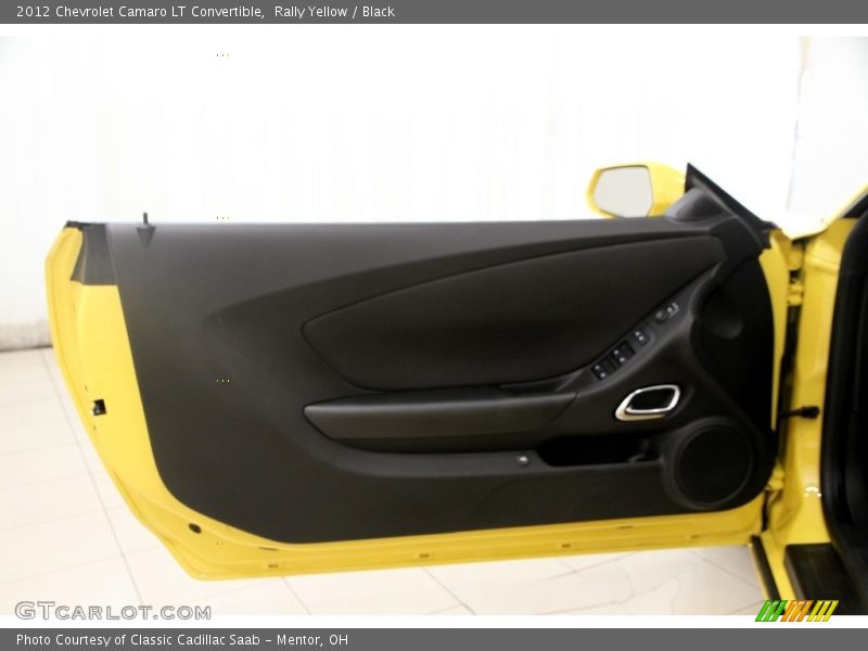 Rally Yellow / Black 2012 Chevrolet Camaro LT Convertible
