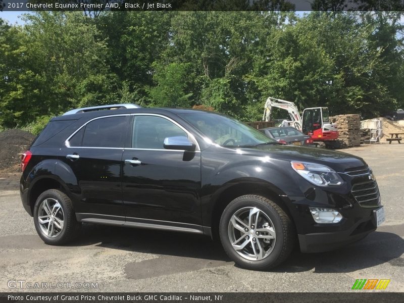 Black / Jet Black 2017 Chevrolet Equinox Premier AWD