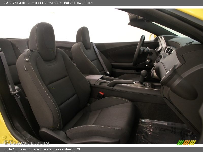 Front Seat of 2012 Camaro LT Convertible