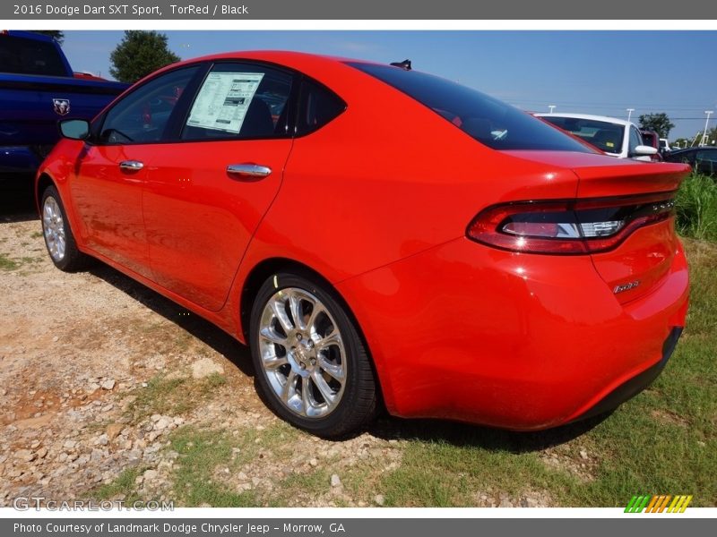 TorRed / Black 2016 Dodge Dart SXT Sport