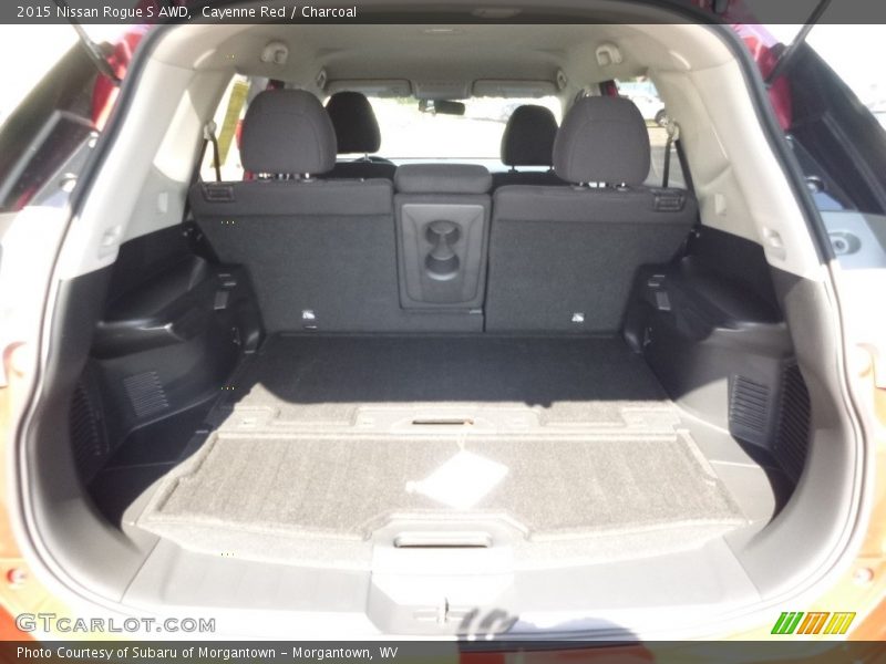 Cayenne Red / Charcoal 2015 Nissan Rogue S AWD