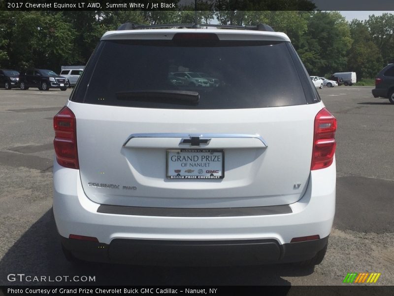 Summit White / Jet Black 2017 Chevrolet Equinox LT AWD