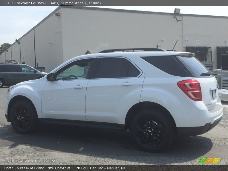 Summit White / Jet Black 2017 Chevrolet Equinox LT AWD