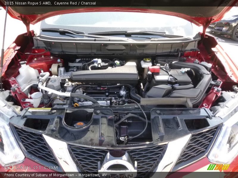 Cayenne Red / Charcoal 2015 Nissan Rogue S AWD