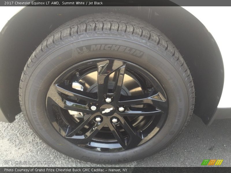 Summit White / Jet Black 2017 Chevrolet Equinox LT AWD