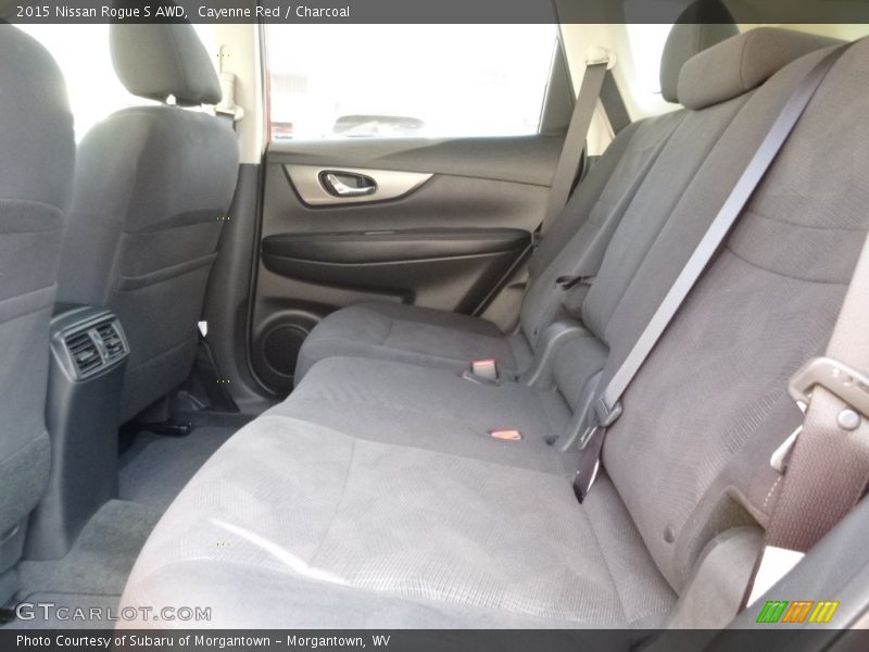 Cayenne Red / Charcoal 2015 Nissan Rogue S AWD